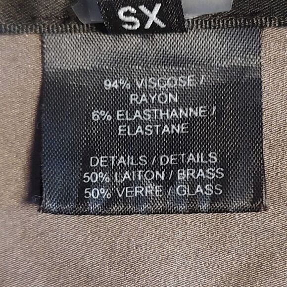 Jay Ahr Beaded Sequin Applique Long Sleeve Dress XS - Picture 8 of 10